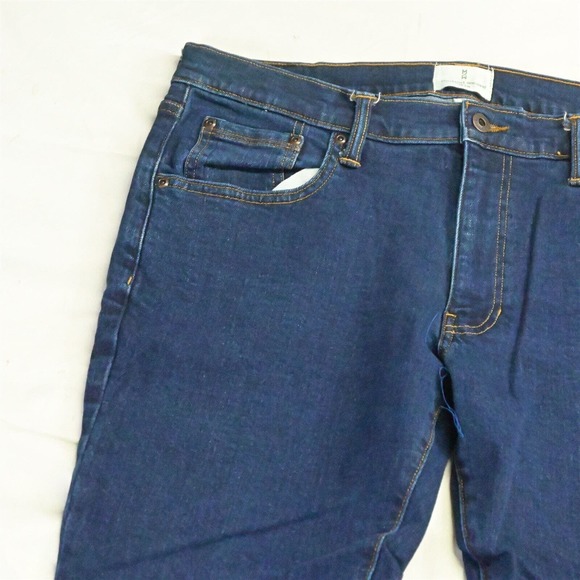 Mutual Weave 36 x 29 The Slim Dark Wash Flex Denim Jeans - Picture 2 of 7